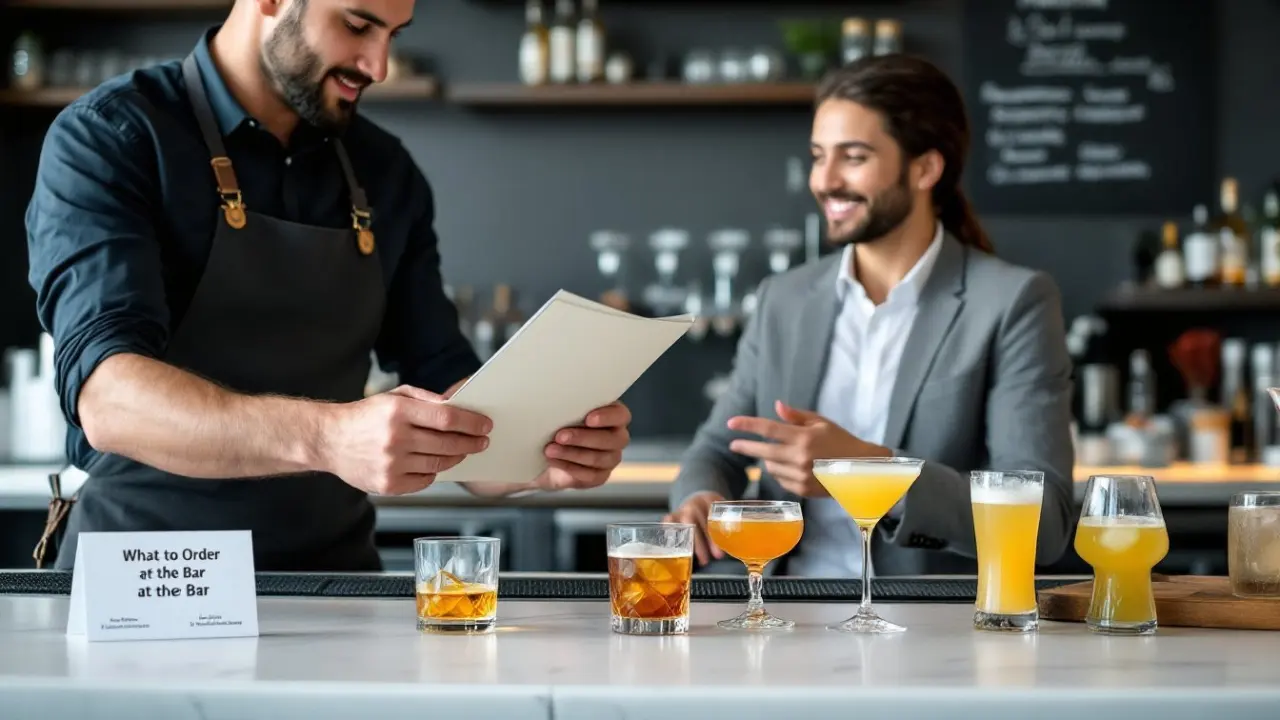 what to order at the bar