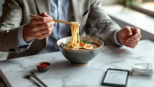 how to eat ramen