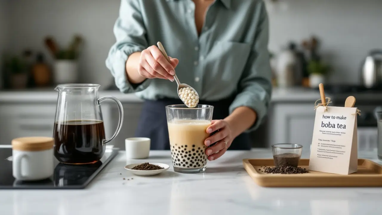 how to make boba tea